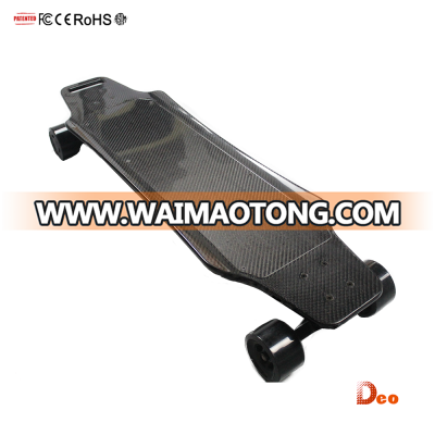 Deo Light weight 7AH 252WH 2.4 G wireless remote lithium 3000W carbon fiber material skateboard