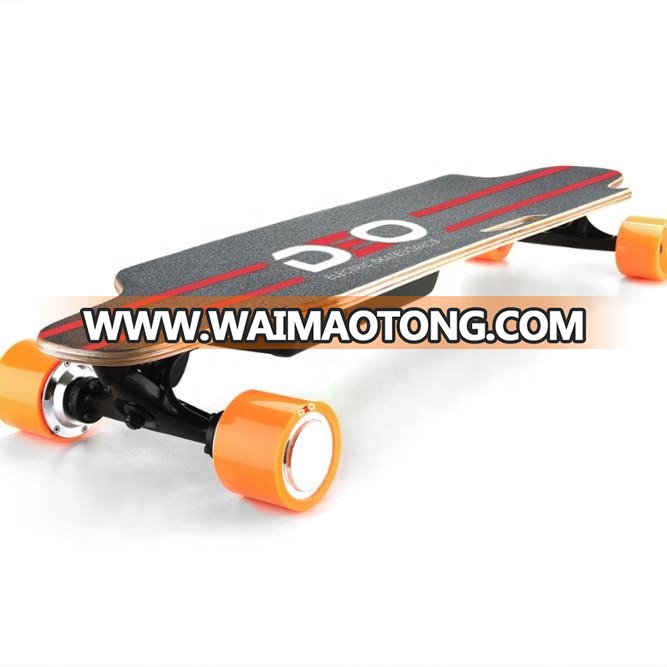 Deo Factory Remote Control Dual Drive Electric Skateboard Replaceable Motor Wheel 800w Powered Longboard for Sale Cheap Price